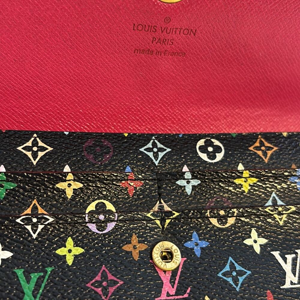 Authentic Louis Vuitton Monogram Multicolor Noir Sarah Women's - Picture 4 of 9